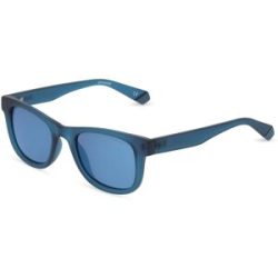 Safilo GmbH Polaroid PLD 8009/N/NEW Unisex-Sonnenbrille Vollrand Quadratisch Kunststoff-Gestell, Blau