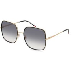Safilo GmbH Hugo HG 1293/S Damen-Sonnenbrille Vollrand Quadratisch Metall-Gestell, Gold