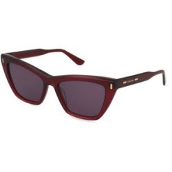 Marchon Germany GmbH Calvin Klein CK24505S Unisex-Sonnenbrille Vollrand Butterfly Acetat-Gestell, Rot