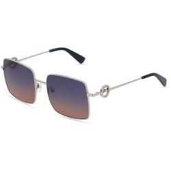 Marchon Germany GmbH Longchamp LO162S Unisex-Sonnenbrille Vollrand Quadratisch Metall-Gestell, Silber