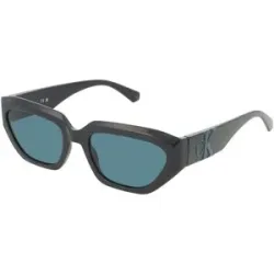 Marchon Germany GmbH Calvin Klein CKJ23652S Unisex-Sonnenbrille Vollrand Quadratisch Kunststoff-Gestell, Schwarz