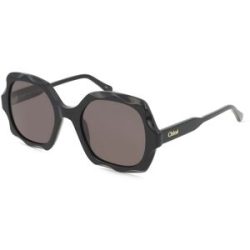 Kering Eyewear Spa Chloé CH0226S Unisex-Sonnenbrille Vollrand Eckig Acetat-Gestell, Schwarz