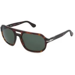 Luxottica Fashion Brillen Vertriebs GmbH Persol PO3393S GUIDO Unisex-Sonnenbrille Vollrand Quadratisch Acetat-Gestell, Havanna