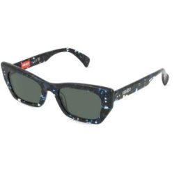 Thélios Kenzo KZ40162I BOKE FLOWER Unisex-Sonnenbrille Vollrand Cat Eye Kunststoff-Gestell, Blau