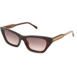 DE RIGO Vision D.A.CH. GmbH Zadig & Voltaire SZV454 Damen-Sonnenbrille Vollrand Cat Eye Kunststoff-Gestell, Havanna