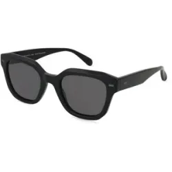 Wenzhou Lanson International Co., Ltd. Fielmann LN 063 SUN FA LINO Unisex-Sonnenbrille Vollrand Quadratisch Acetat Extrudiert-Gestell, Schwarz