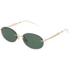 Luxottica Fashion Brillen Vertriebs GmbH Ray-Ban RB3767 Unisex-Sonnenbrille Randlos Oval Metall-Gestell, Gold