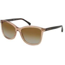 Luxottica Fashion Brillen Vertriebs GmbH Emporio Armani EA4060 Damen-Sonnenbrille Vollrand Quadratisch Acetat-Gestell, Grau