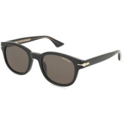 Kering Eyewear Spa Montblanc MB0435S Herren-Sonnenbrille Vollrand Rund Acetat-Gestell, Schwarz