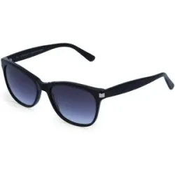 Wenzhou Lanson International Co., Ltd. Fielmann LN 005 SUN CL Damen-Sonnenbrille Vollrand Quadratisch Blockacetat-Gestell, Schwarz