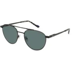Marchon Germany GmbH Zeiss ZS23137S Unisex-Sonnenbrille Vollrand Pilot Metall-Gestell, Schwarz