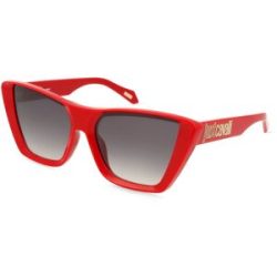 DE RIGO Vision D.A.CH. GmbH Just Cavalli SJC146 Damen-Sonnenbrille Vollrand Cat Eye Kunststoff-Gestell, Rot