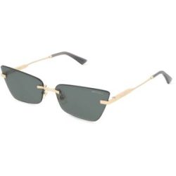 Luxottica Fashion Brillen Vertriebs GmbH Jimmy Choo JC4012 Damen-Sonnenbrille Randlos Cat Eye Metall-Gestell, Gold