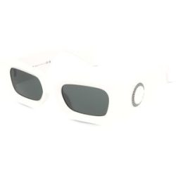 Luxottica Fashion Brillen Vertriebs GmbH Versace VE4474U Damen-Sonnenbrille Vollrand Quadratisch Kunststoff-Gestell, Weiß