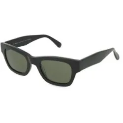 Suncute Industries Co., Ltd. Fielmann MC 624 SUN FA SKY Unisex-Sonnenbrille Vollrand Quadratisch Acetat Extrudiert-Gestell, Schwarz