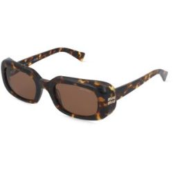 Luxottica Fashion Brillen Vertriebs GmbH Miu Miu MU B13S Damen-Sonnenbrille Vollrand Eckig Acetat-Gestell, Gelb