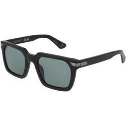 DE RIGO Vision D.A.CH. GmbH Police SPLP29 Unisex-Sonnenbrille Vollrand Quadratisch Acetat-Gestell, Schwarz
