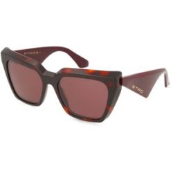 Safilo GmbH Etro 0096/G/S Damen-Sonnenbrille Vollrand Eckig Acetat-Gestell, Rot