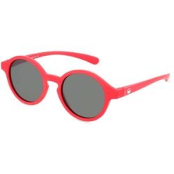 Optim OKIDOKI SAMMY SUN LITTLE (3-5) Kinder-Sonnenbrille Vollrand Panto Kunststoff-Gestell, Rot