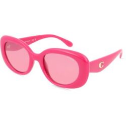 Luxottica Fashion Brillen Vertriebs GmbH Coach HC8391U Damen-Sonnenbrille Vollrand Oval Kunststoff-Gestell, Pink