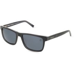 Marcolin Deutschland GmbH Timberland TB00020 Unisex-Sonnenbrille Vollrand Quadratisch Acetat-Gestell, Schwarz