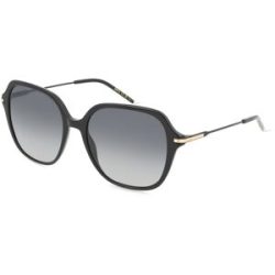 Safilo GmbH Boss BOSS 1781/S Damen-Sonnenbrille Vollrand Quadratisch Acetat-Gestell, Schwarz