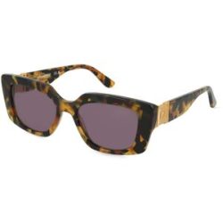 Marchon Germany GmbH Karl Lagerfeld KL6125S Unisex-Sonnenbrille Vollrand Quadratisch Acetat-Gestell, Havanna