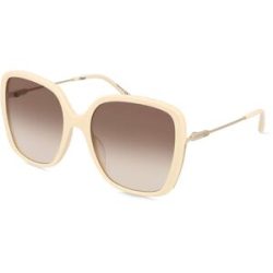 Kering Eyewear Spa Chloé CH0173S Unisex-Sonnenbrille Vollrand Quadratisch Kunststoff-Gestell, Weiß