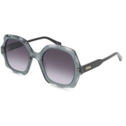 Kering Eyewear Spa Chloé CH0226S Unisex-Sonnenbrille Vollrand Eckig Acetat-Gestell, Grau