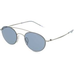 Luxottica Fashion Brillen Vertriebs GmbH Giorgio Armani AR6169 Herren-Sonnenbrille Vollrand Rund Metall-Gestell, Grau