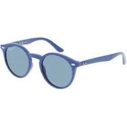 Luxottica Fashion Brillen Vertriebs GmbH Ray-Ban Junior RJ9064S Kinder-Sonnenbrille Vollrand Panto Kunststoff-Gestell, Blau
