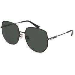 Luxottica Fashion Brillen Vertriebs GmbH Jimmy Choo 0JC4006BD Damen-Sonnenbrille Vollrand Panto Edelstahl-Gestell, Schwarz