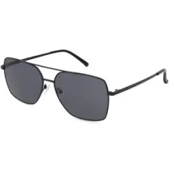 Wenzhou Bada Optical Co. , LTD Fielmann BD 557 SUN FA VIKTOR Herren-Sonnenbrille Vollrand Quadratisch Edelstahl-Gestell, Schwarz