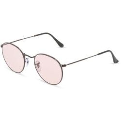 Luxottica Fashion Brillen Vertriebs GmbH Ray-Ban RB 3447 ROUND METAL Herren-Sonnenbrille Vollrand Rund Metall-Gestell, Grau