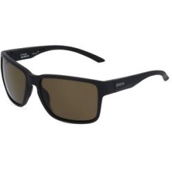 Safilo GmbH Smith EMERGE Herren-Sonnenbrille Vollrand Quadratisch Kunststoff-Gestell, Schwarz