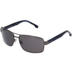 Safilo GmbH Carrera 8063/S Herren-Sonnenbrille Vollrand Quadratisch Metall-Gestell, Silber
