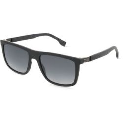 Safilo SpA Boss 1699/S Herren-Sonnenbrille Vollrand Eckig Kunststoff-Gestell, Schwarz