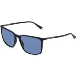 Marchon Germany GmbH Calvin Klein CK22522S Unisex-Sonnenbrille Vollrand Quadratisch Kunststoff-Gestell, Schwarz