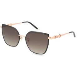 DE RIGO Vision D.A.CH. GmbH Escada SESF46 Damen-Sonnenbrille Vollrand Cat Eye Metall-Gestell, Gold