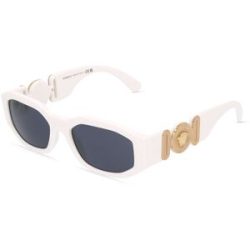 Luxottica Fashion Brillen Vertriebs GmbH Versace VE4361 Herren-Sonnenbrille Vollrand Geometrisch Kunststoff-Gestell, Weiß