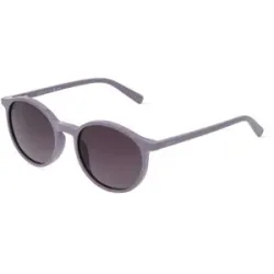 Charmant GmbH Europe Esprit 40082 Unisex-Sonnenbrille Vollrand Rund Nickelsilber-Gestell, Lila