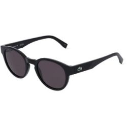 Marchon Germany GmbH Lacoste L6000S Unisex-Sonnenbrille Vollrand Panto Kunststoff-Gestell, Schwarz