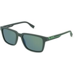 Marchon Germany GmbH Lacoste L6032S Unisex-Sonnenbrille Vollrand Quadratisch Acetat Spritzguss-Gestell, Grün