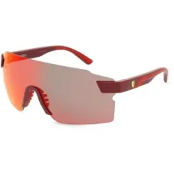 Luxottica Fashion Brillen Vertriebs GmbH Scuderia Ferrari 0FZ6024U Herren-Sonnenbrille Randlos Eckig Kunststoff-Gestell, Rot