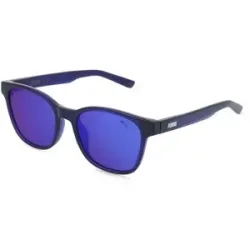 Kering Eyewear Spa PUMA PJ0087S Kinder-Sonnenbrille Vollrand Eckig Kunststoff-Gestell, Blau