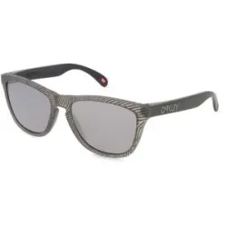 Luxottica Fashion Brillen Vertriebs GmbH Oakley OO9013 FROGSKINS Herren-Sonnenbrille Vollrand Quadratisch Kunststoff-Gestell, Grau