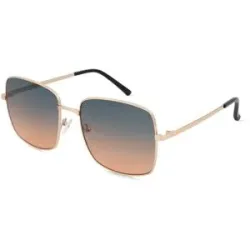 Wenzhou Bada Optical Co. , LTD Fielmann BD 559 SUN FA Damen-Sonnenbrille Vollrand Quadratisch Edelstahl-Gestell, Pink