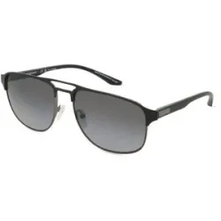 Luxottica Fashion Brillen Vertriebs GmbH Emporio Armani EA2144 Herren-Sonnenbrille Vollrand Pilot Metall-Gestell, Grau