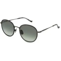 Design Eyewear Group Germany GmbH Hackett 933 Herren-Sonnenbrille Vollrand Rund Titan-Gestell, Grau