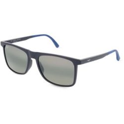 MAUI JIM Germany GmbH Maui Jim MJ0619S Makamae Unisex-Sonnenbrille Vollrand Quadratisch Kunststoff-Gestell, Blau